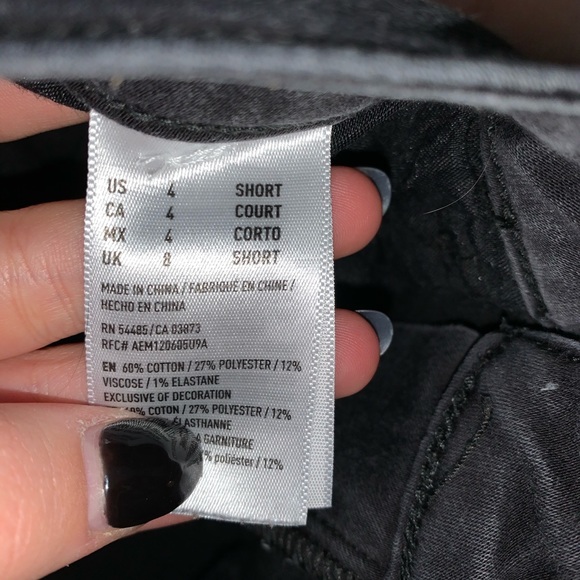 Black American Eagle Skinny Jeans - Picture 3 of 4